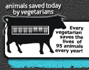save 95 lives or more a year. Go vegan